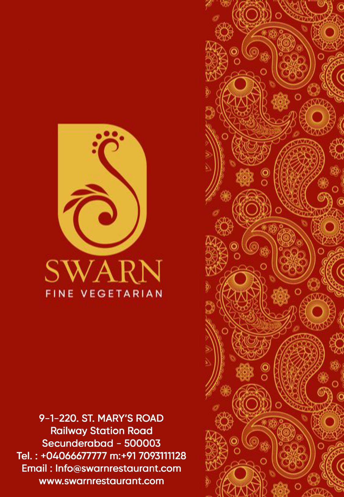 Restaurant menu page 24
